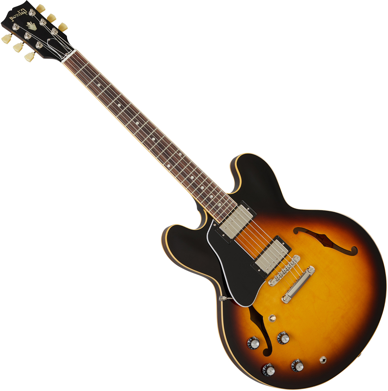 Guitarra eléctrica semi caja Gibson ES-335 LH - vintage burst sunburst