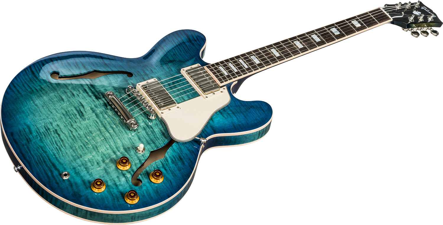 Gibson Es-335 Figured 2018 - Aquamarine - Guitarra eléctrica semi caja - Variation 1