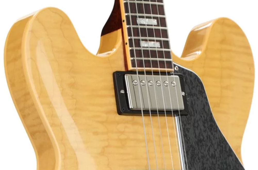 Gibson Es-335 Figured 2018 Ltd 2h Ht Rw - Dark Vintage Natural - Guitarra eléctrica semi caja - Variation 1