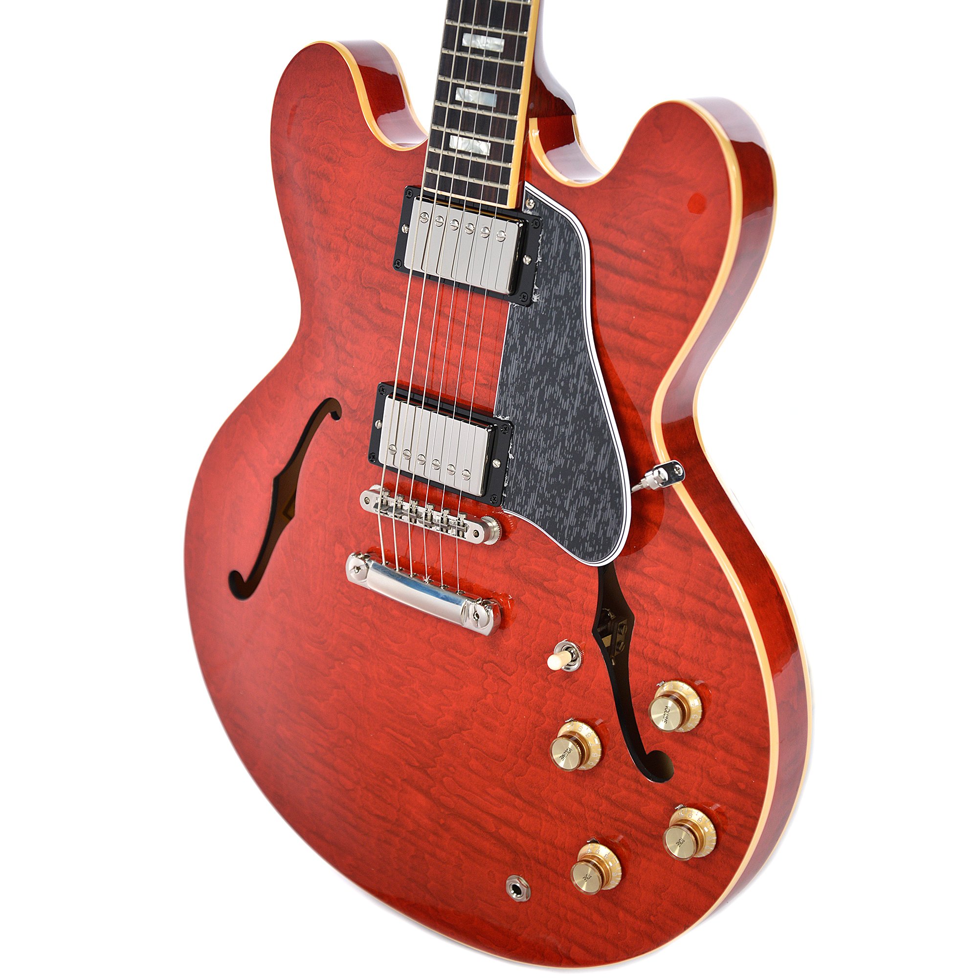 Gibson Es-335 Figured 2018 Ltd - Antique Sixties Cherry - Guitarra eléctrica semi caja - Variation 2