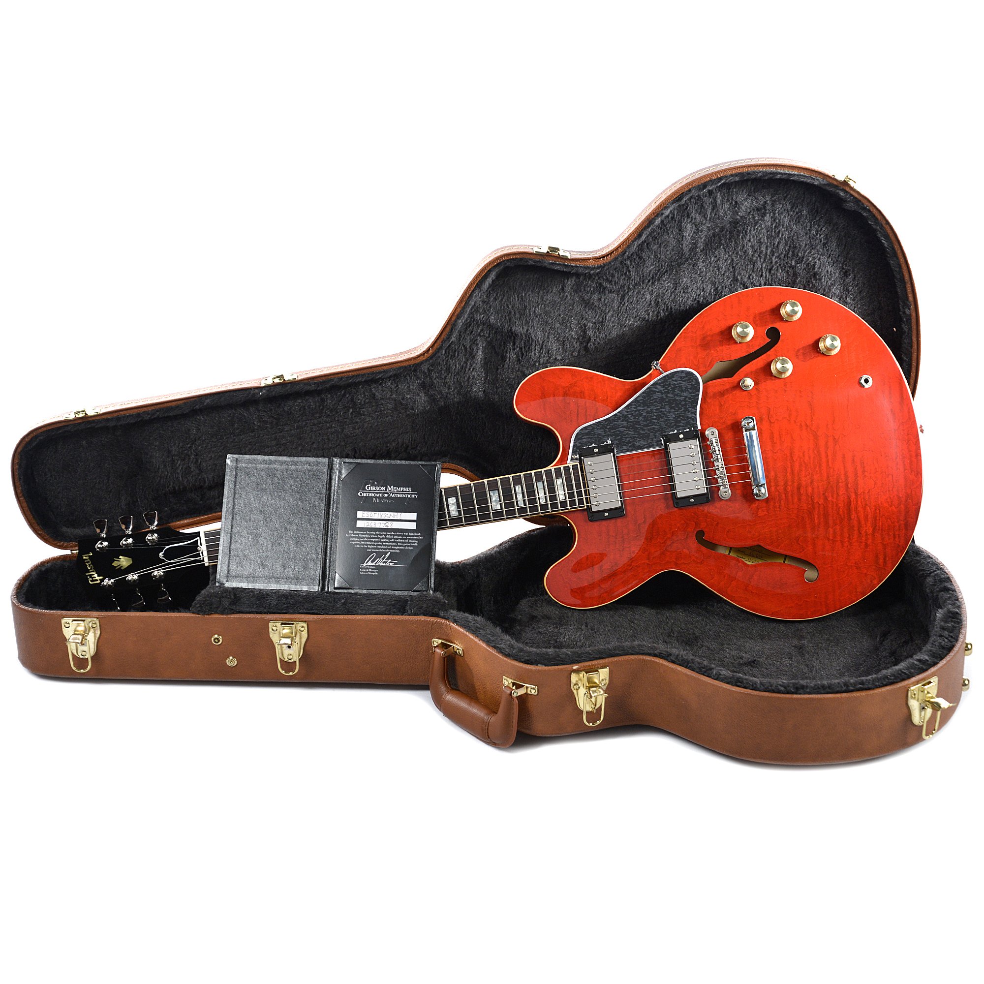 Gibson Es-335 Figured 2018 Ltd - Antique Sixties Cherry - Guitarra eléctrica semi caja - Variation 5