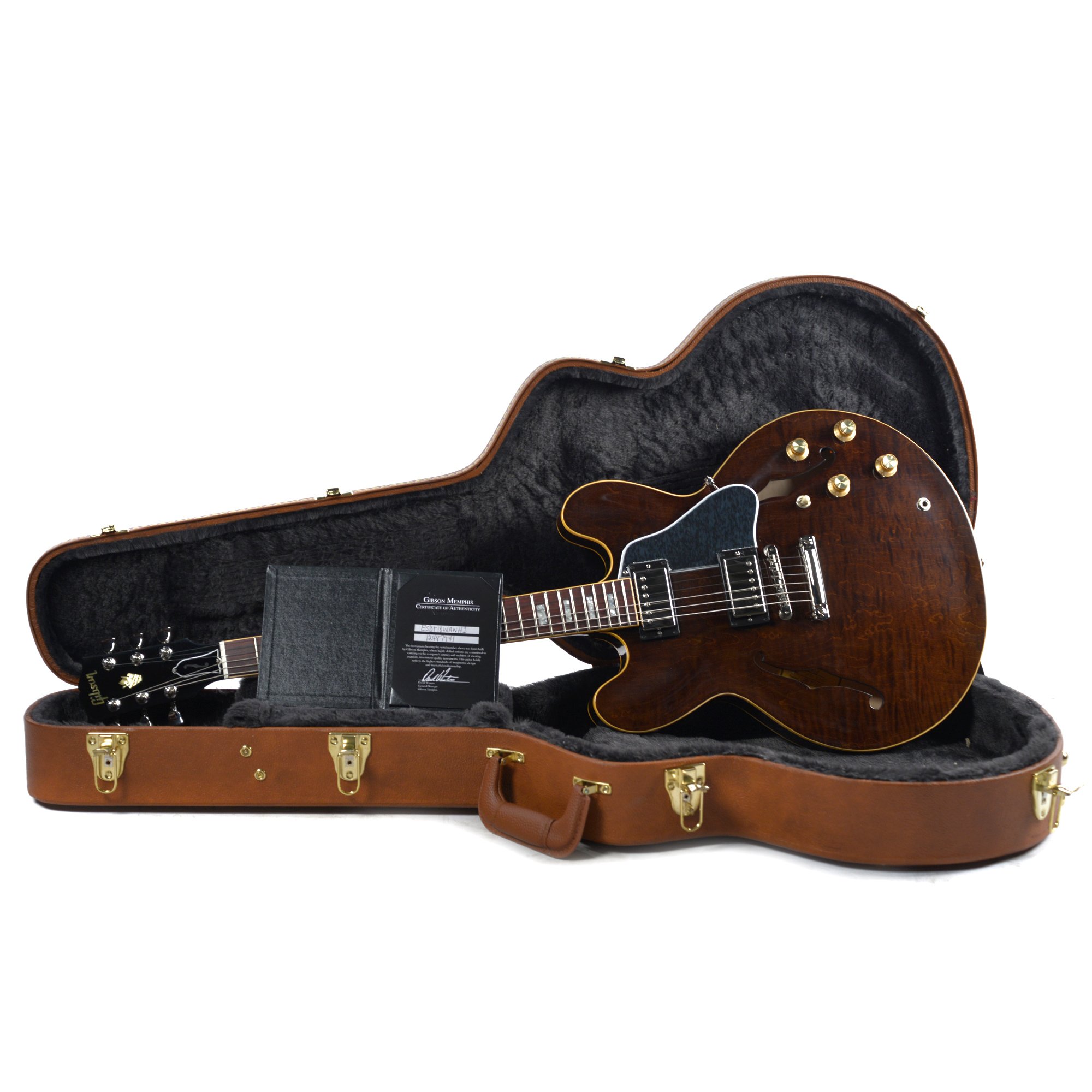 Gibson Es-335 Figured 2018 Ltd - Antique Walnut - Guitarra eléctrica semi caja - Variation 5