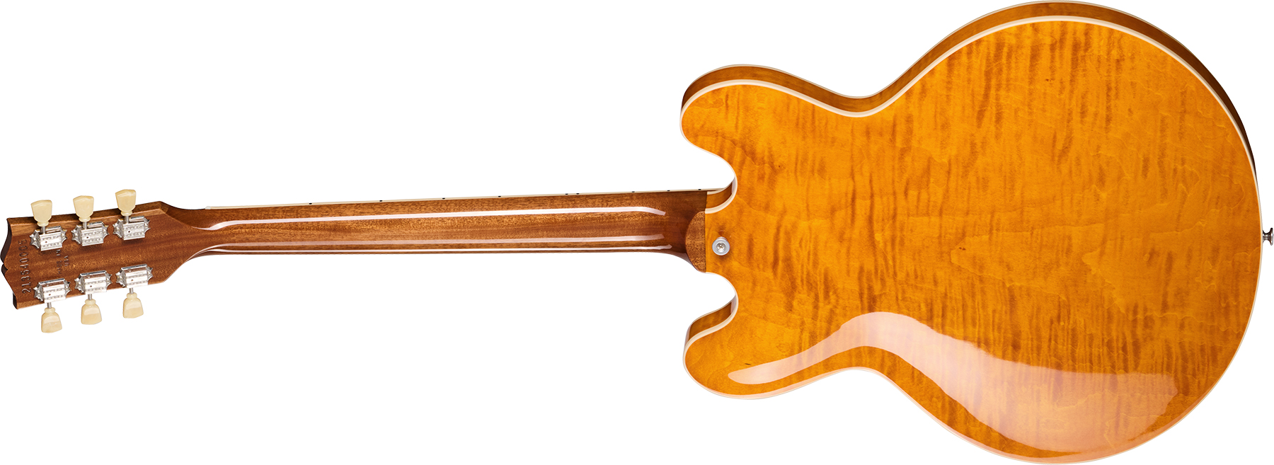 Gibson Es-335 Figured Original Custom Color 2h Ht Rw - Honey Amber - Guitarra eléctrica semi caja - Variation 1