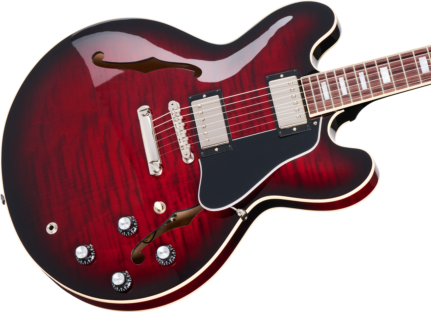 Gibson Es-335 Figured Original Custom Color 2h Ht Rw - Blood Moon Burst - Guitarra eléctrica semi caja - Variation 3