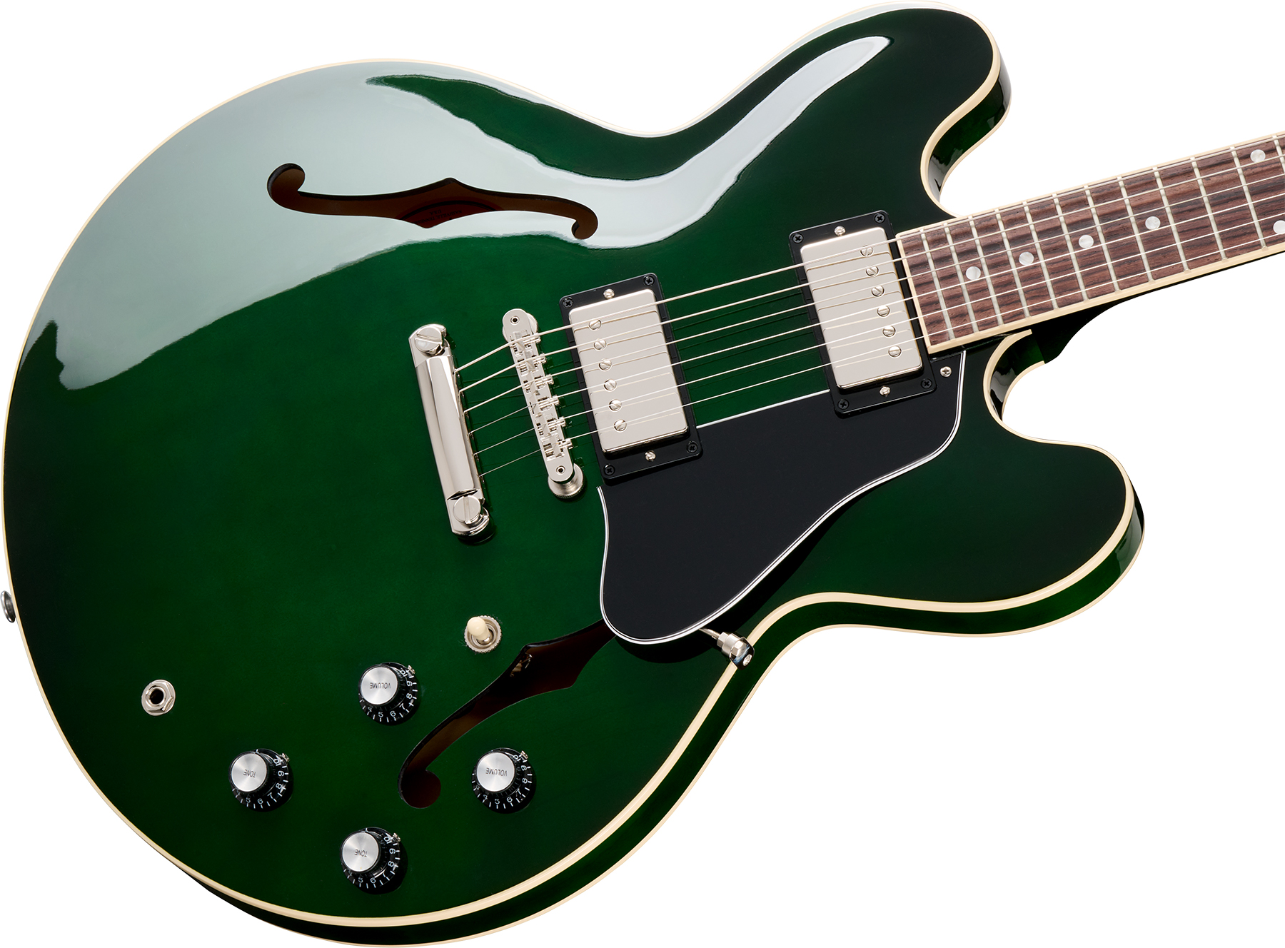 Gibson Es-335 Original Custom Color 2h Ht Rw - Spearmint - Guitarra eléctrica semi caja - Variation 3