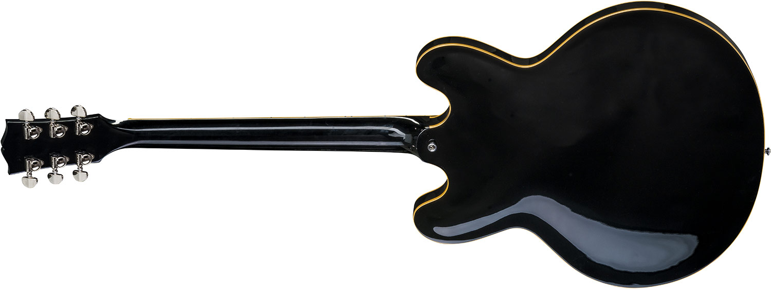 Gibson Es-335 Traditional 2018 - Vintage Ebony - Guitarra eléctrica semi caja - Variation 2