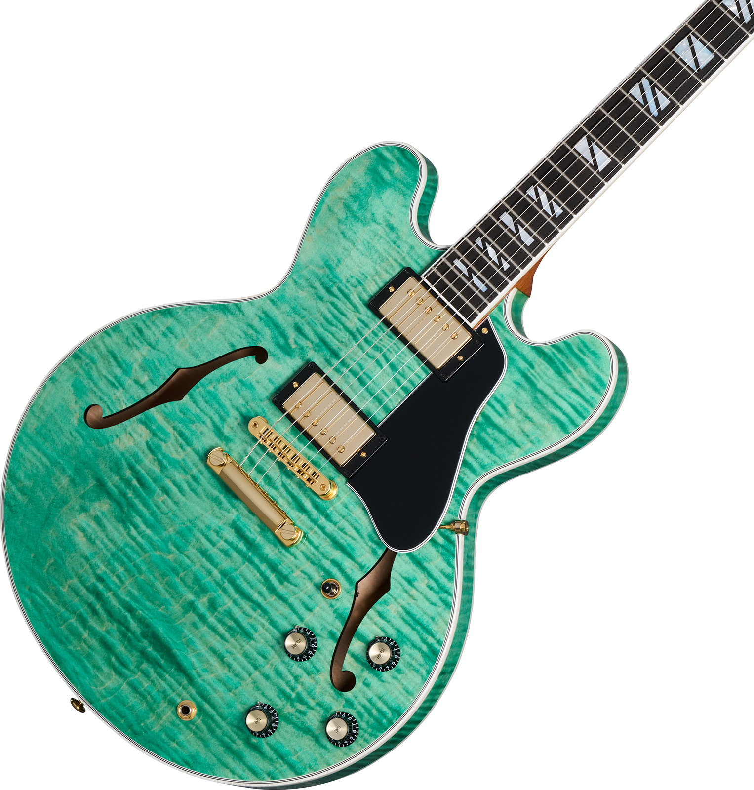 Gibson Es Supreme 2h Ht Eb - Seafoam Green - Guitarra eléctrica semi caja - Variation 3