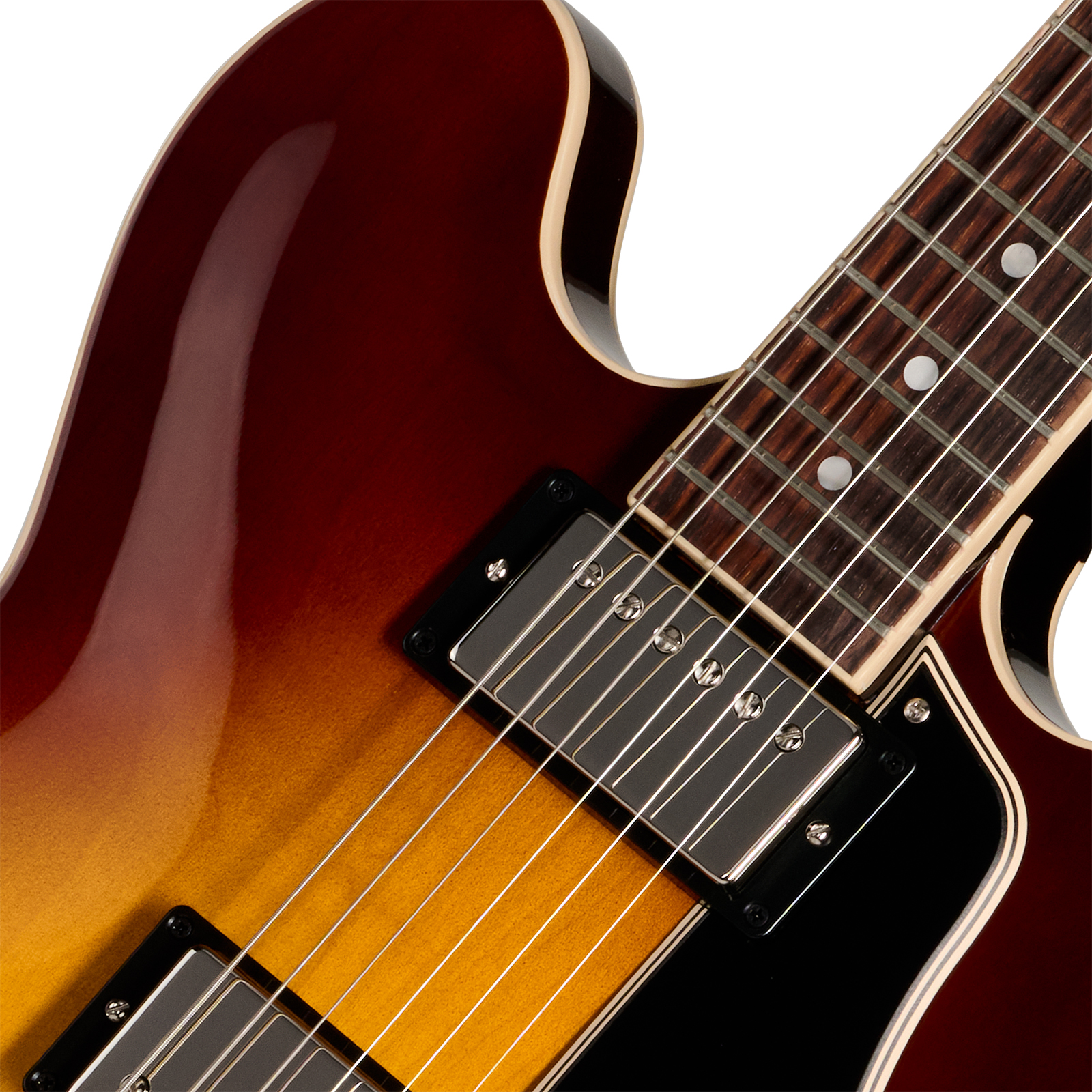 Gibson Es335 50s Usa 2h Ht Rw - Vintage Tobacco Burst - Guitarra eléctrica semi caja - Variation 2