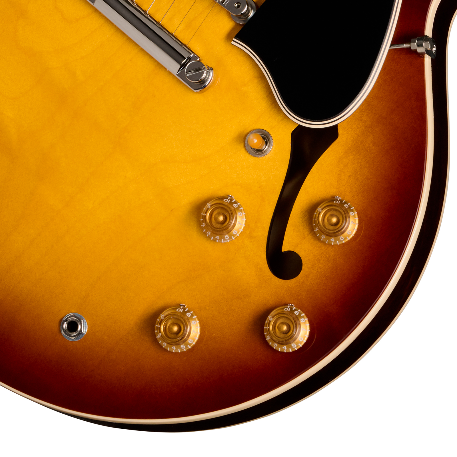 Gibson Es335 50s Usa 2h Ht Rw - Vintage Tobacco Burst - Guitarra eléctrica semi caja - Variation 3