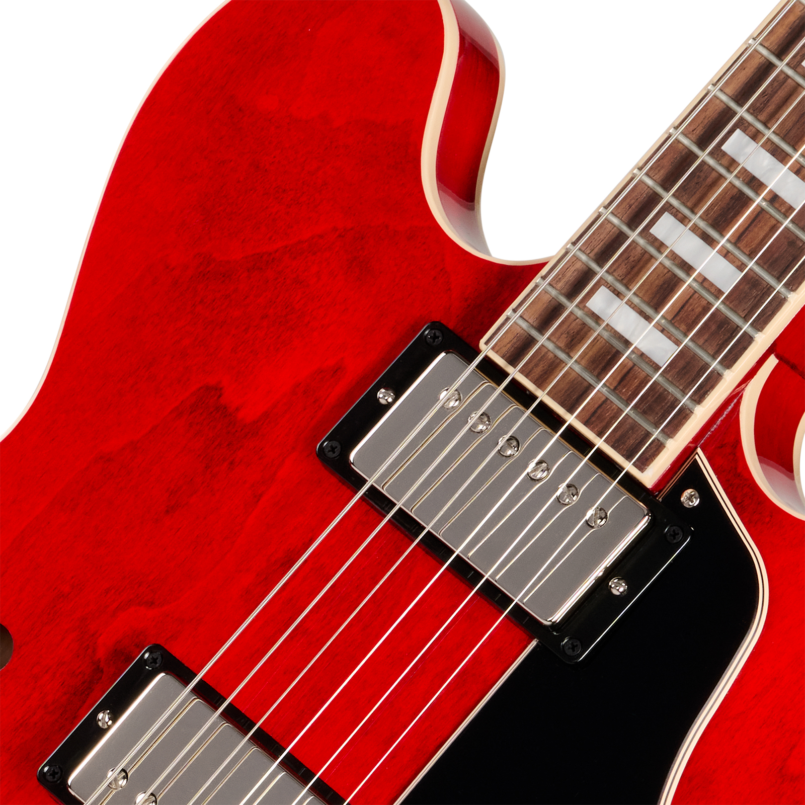 Gibson Es335 60s Usa 2h Ht Rw - Sixties Cherry - Guitarra eléctrica semi caja - Variation 2