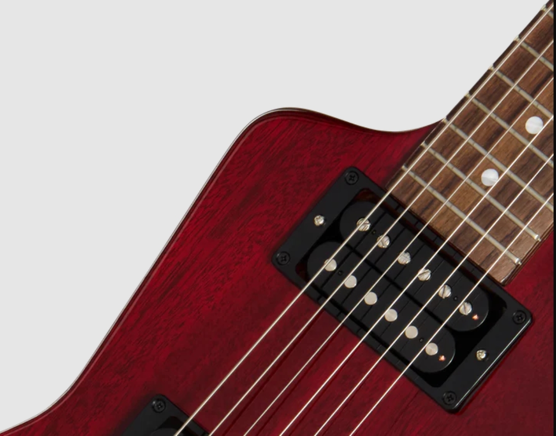 Gibson Explorer 80s 2h Ht Rw - Cherry - Guitarra electrica metalica - Variation 2