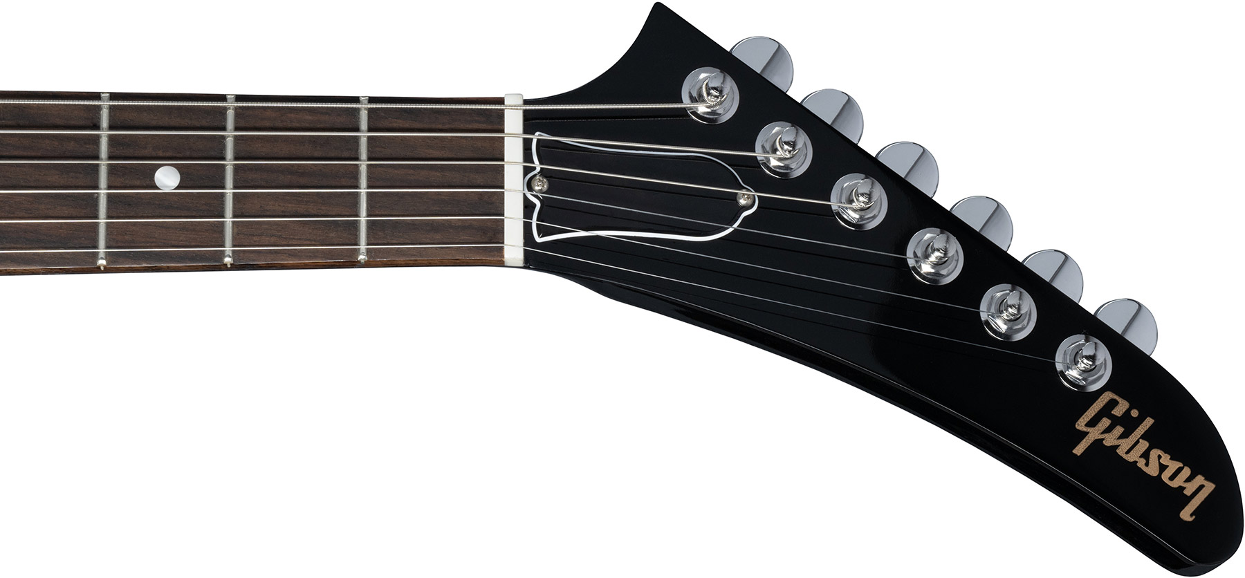 Gibson Explorer 80s 2h Ht Rw - Ebony - Guitarra electrica metalica - Variation 4