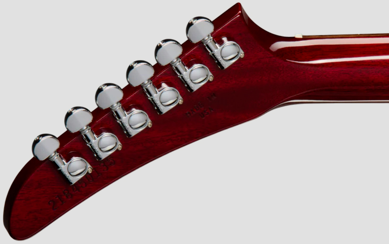 Gibson Explorer 80s 2h Ht Rw - Cherry - Guitarra electrica metalica - Variation 4