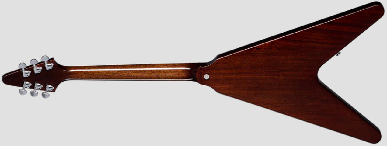 Gibson Flying V 70s Original 2h Ht Rw - Dark Walnut - Guitarra electrica metalica - Variation 1