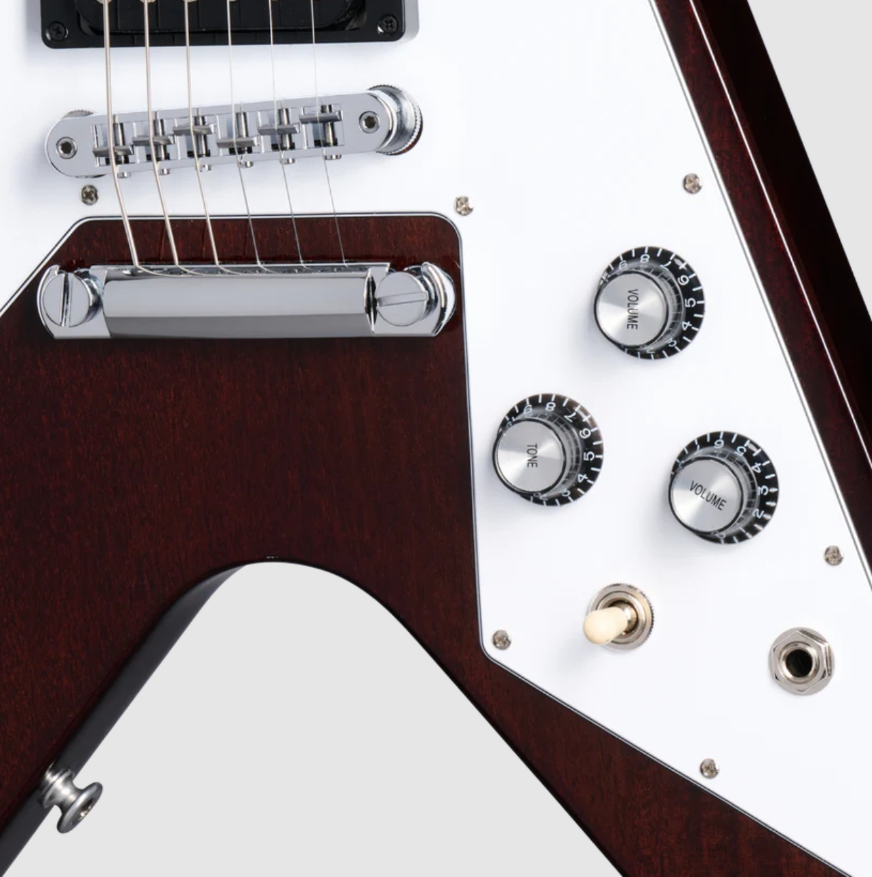 Gibson Flying V 70s Original 2h Ht Rw - Dark Walnut - Guitarra electrica metalica - Variation 3