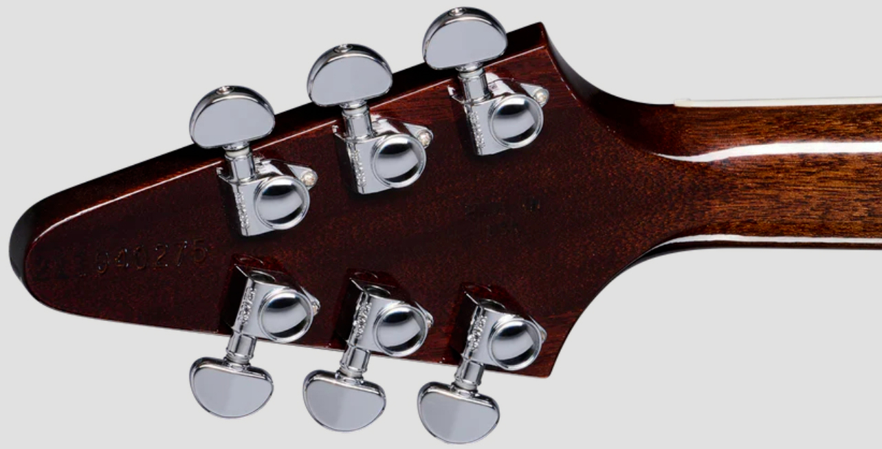 Gibson Flying V 70s Original 2h Ht Rw - Dark Walnut - Guitarra electrica metalica - Variation 4