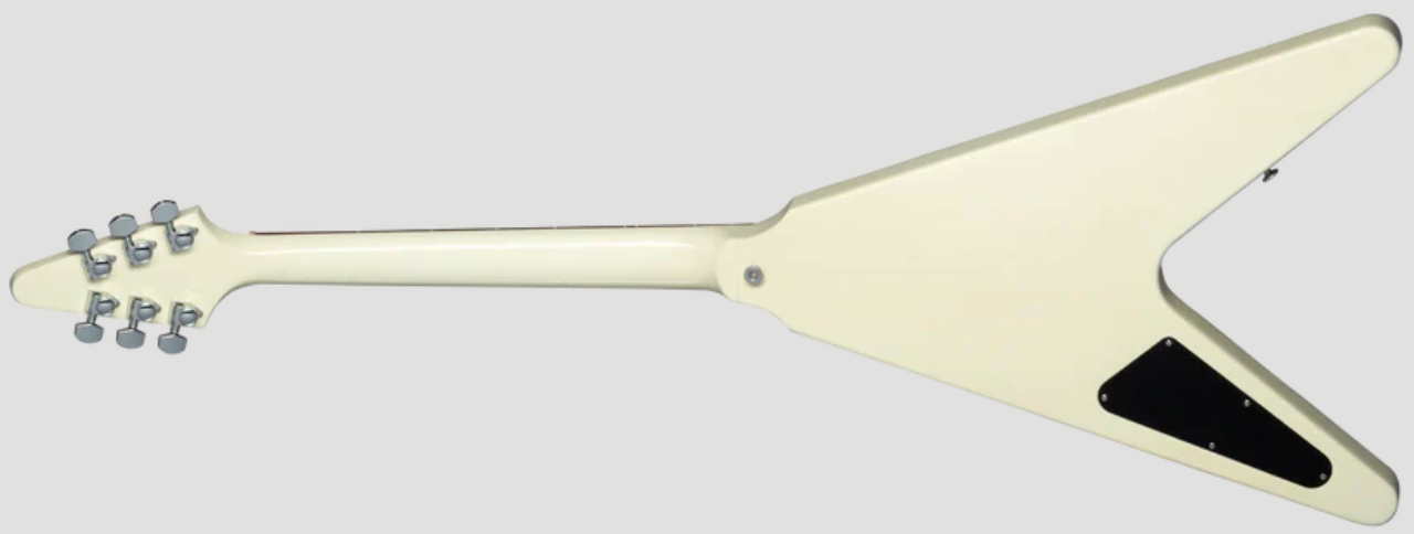Gibson Flying V 80s 2h Ht Rw - Classic White - Guitarra electrica retro rock - Variation 1