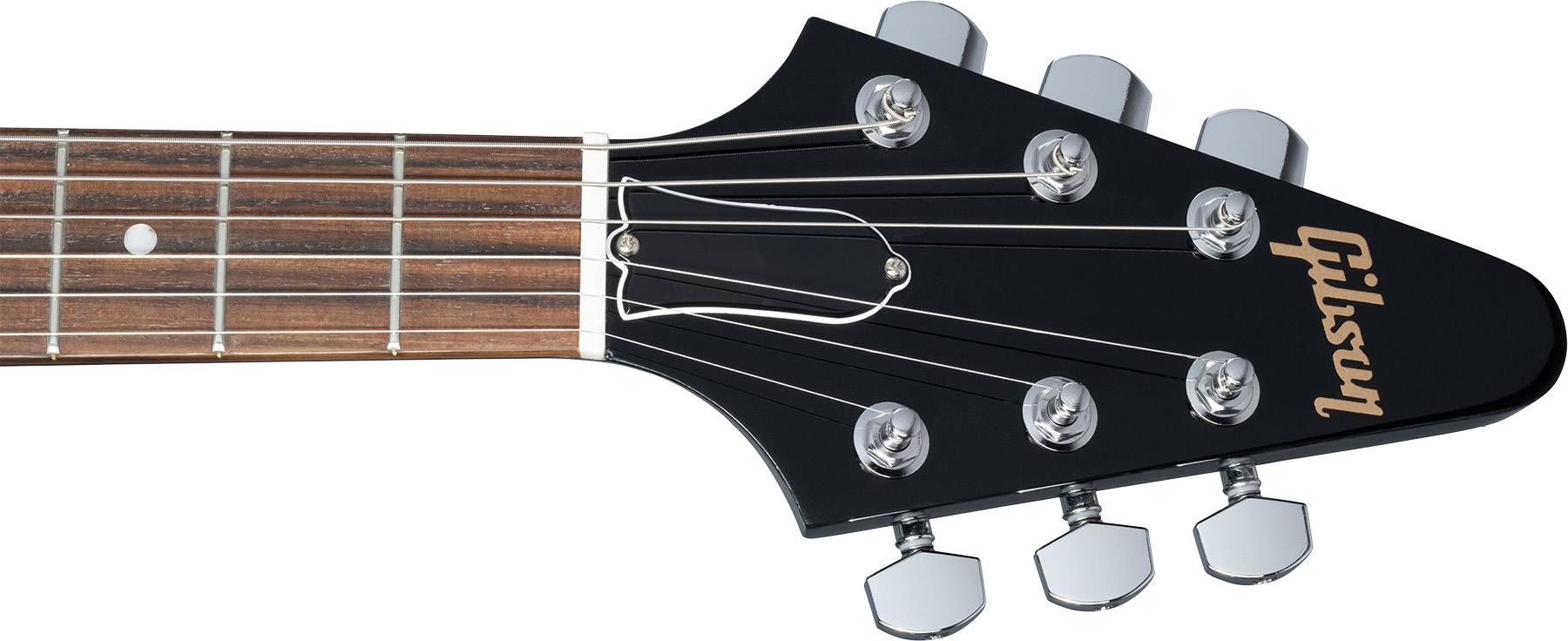 Gibson Flying V 80s 2h Ht Rw - Ebony - Guitarra electrica metalica - Variation 4