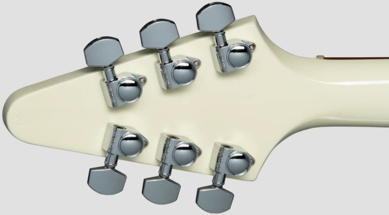 Gibson Flying V 80s 2h Ht Rw - Classic White - Guitarra electrica retro rock - Variation 4