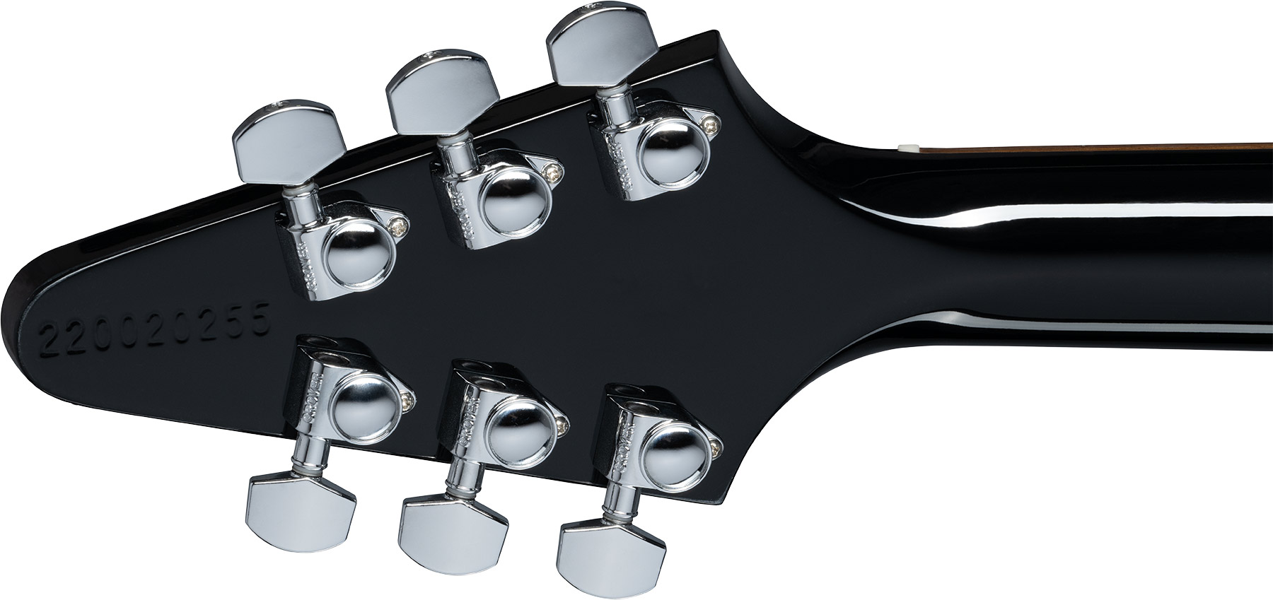 Gibson Flying V 80s 2h Ht Rw - Ebony - Guitarra electrica metalica - Variation 5