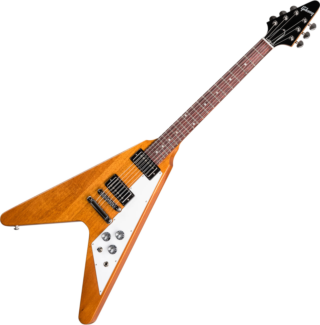 Guitarra eléctrica de cuerpo sólido Gibson Flying V - antique natural  natural