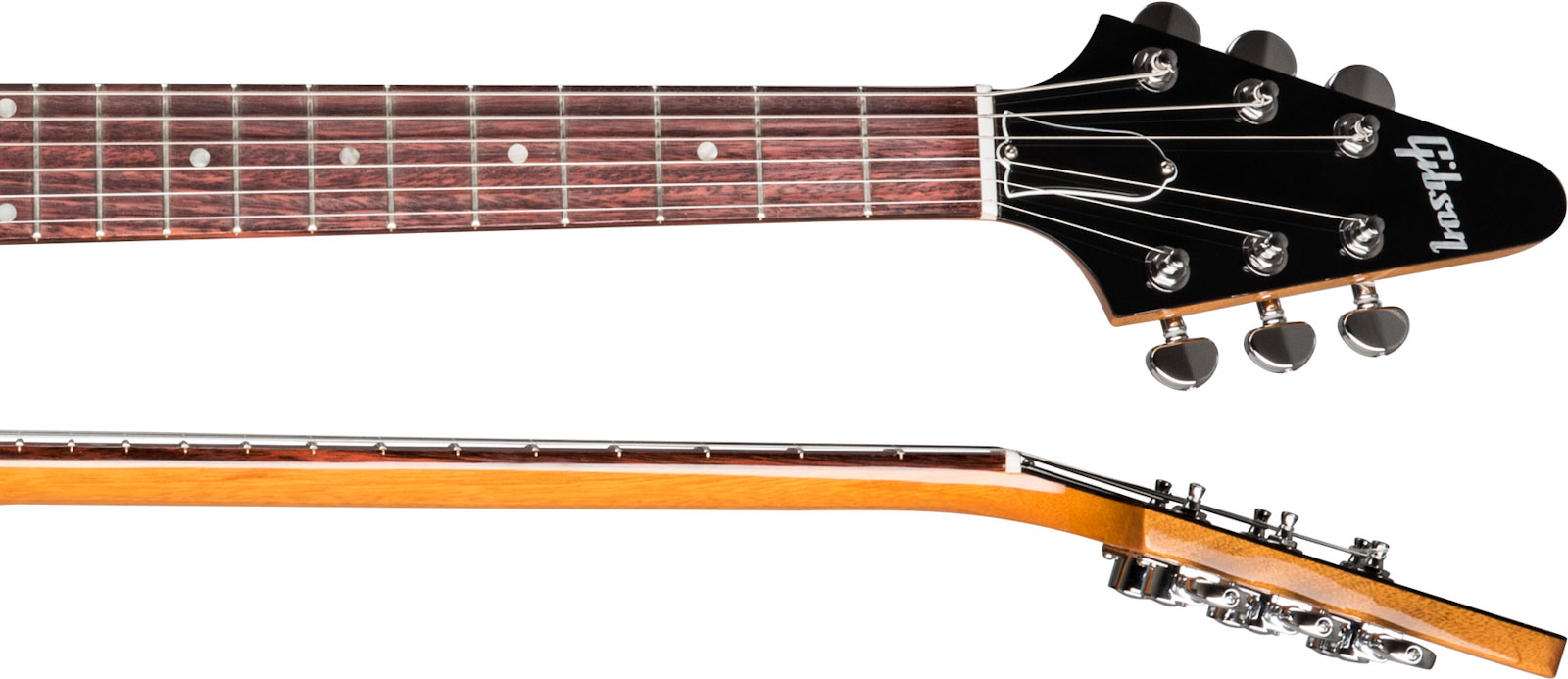 Gibson Flying V Original 2h Ht Rw - Antique Natural - Guitarra electrica retro rock - Variation 3