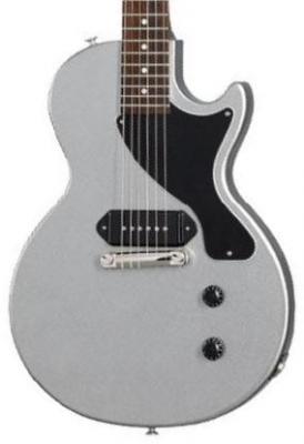 Guitarra eléctrica de cuerpo sólido Gibson Billie Joe Armstrong Les Paul Junior - Silver mist
