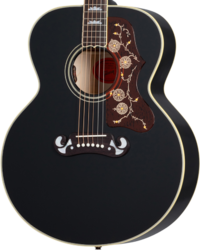 Guitarra folk Gibson Custom Shop Elvis SJ-200 - Ebony