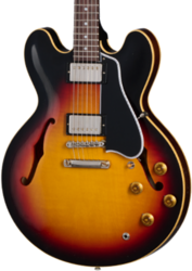 Guitarra eléctrica semi caja Gibson Custom Shop 1958 ES-335 Reissue Ltd - Murphy lab light aged tri-burst