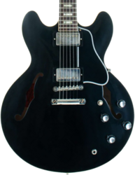 Guitarra eléctrica semi caja Gibson Custom Shop Historic 1964 ES-335 Reissue - Vos ebony