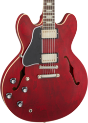 Guitarra electrica para zurdos Gibson Custom Shop Historic 1964 ES-335 Reissue LH - Vos sixties cherry