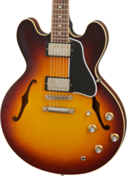 Guitarra eléctrica semi caja Gibson Custom Shop Historic 1961 ES-335 Reissue - Vos vintage burst
