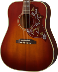 Guitarra folk Gibson Custom Shop 1960 Hummingbird Fixed Bridge - Vos heritage cherry sunburst