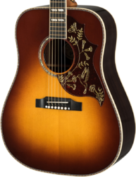 Guitarra folk Gibson Custom Shop Hummingbird Deluxe - Rosewood burst