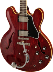 Guitarra eléctrica de autor Gibson Custom Shop Jerry Kennedy Pretty Woman 1961 ES-335 Replica Ltd - Aged faded cherry
