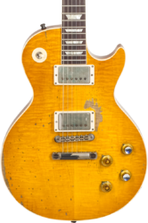 Guitarra eléctrica de corte único. Gibson Custom Shop Kirk Hammett Greeny 1959 Les Paul Standard #931929 - Murphy lab aged greeny burst