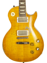 Guitarra eléctrica de corte único. Gibson Custom Shop Kirk Hammett Greeny 1959 Les Paul Standard #932582 - Murphy Lab Aged Greeny Burst