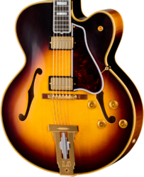 Guitarra elécrica jazz cuerpo acústico Gibson Custom Shop L-5 CES Reissue - VOS Vintage Sunburst