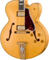 Guitarra elécrica jazz cuerpo acústico Gibson Custom Shop L-5 CES Reissue - VOS Antique Natural