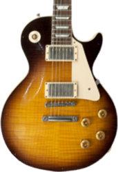 Guitarra eléctrica de corte único. Gibson Custom Shop Les Paul Standard 1960 Reissue - Heavy aged bourbon burst