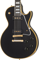 Guitarra eléctrica de corte único. Gibson Custom Shop 1954 Les Paul Custom Black Beauty Reissue - Vos ebony