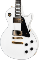 Guitarra eléctrica de corte único. Gibson Custom Shop Les Paul Custom - Alpine white