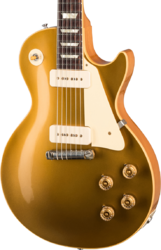Guitarra eléctrica de corte único. Gibson Custom Shop 1954 Les Paul Goldtop Reissue - Vos double gold