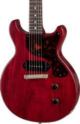Guitarra eléctrica de corte único. Gibson Custom Shop 1958 Les Paul Junior Double Cut Reissue - Vos cherry red