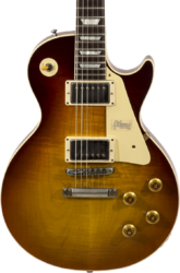 Guitarra eléctrica de corte único. Gibson Custom Shop 1959 Les Paul Standard - Vos dark bourbon fade