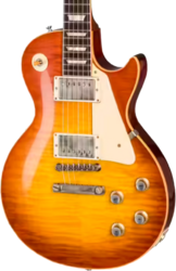 Guitarra eléctrica de corte único. Gibson Custom Shop 1960 Les Paul Standard Reissue - Vos tangerine burst