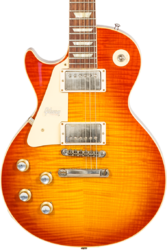 Guitarra electrica para zurdos Gibson Custom Shop 1960 Les Paul Standard Reissue LH #09122 - Vos tangerine burst