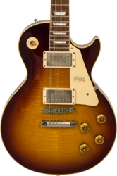 Guitarra eléctrica de corte único. Gibson Custom Shop Burstdriver Les Paul Standard #871301 - Vos havana fade