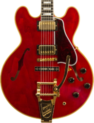 Guitarra eléctrica semi caja Gibson Custom Shop M2M 1959 ES-355 Bigsby #A950134 - VOS 60s Cherry