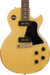 Guitarra eléctrica de corte único. Gibson Custom Shop M2M 1957 Les Paul Special Single Cut Reissue #70811 - Heavy aged tv yellow